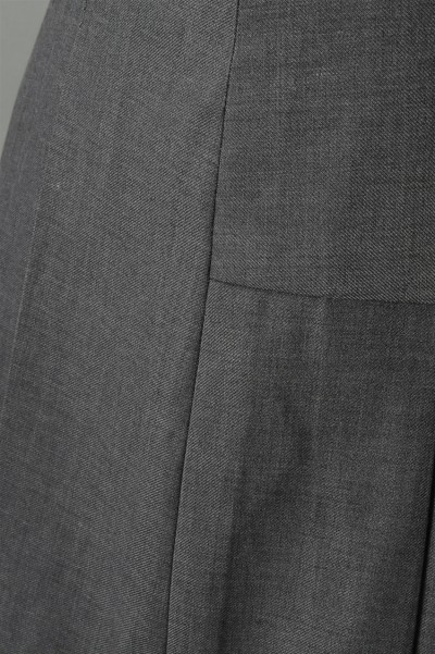 CH195 design grey pleated skirt for women's wear  supply invisible zipper pleated skirt  pleated skirt hk center detail view-11
